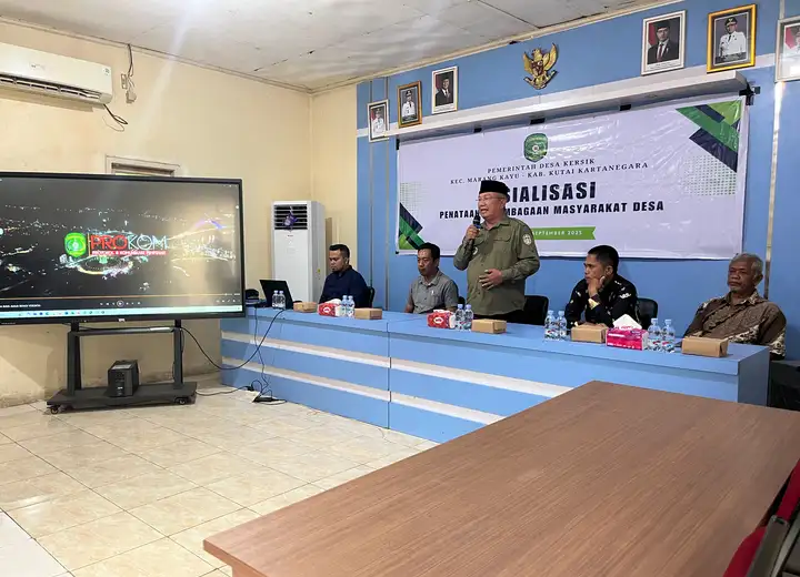 Sosialisasi Penataan Kelembagaan Desa Kersik